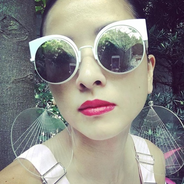 Gigi Hadid, Karlie Kloss and other celebrities have been wearing Fendi  EyeShine cat-eye sunglasses all summer