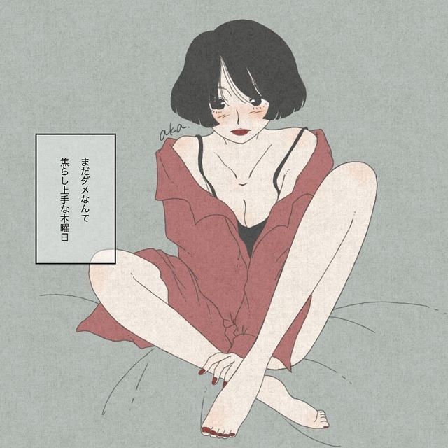 日系插画下的画面宛如主角般令人脸红心跳