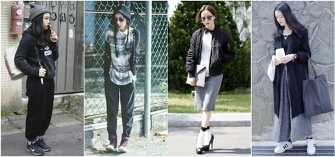 冬日的九種黑色簡單穿搭，女人系與女孩感穿搭術不藏私！