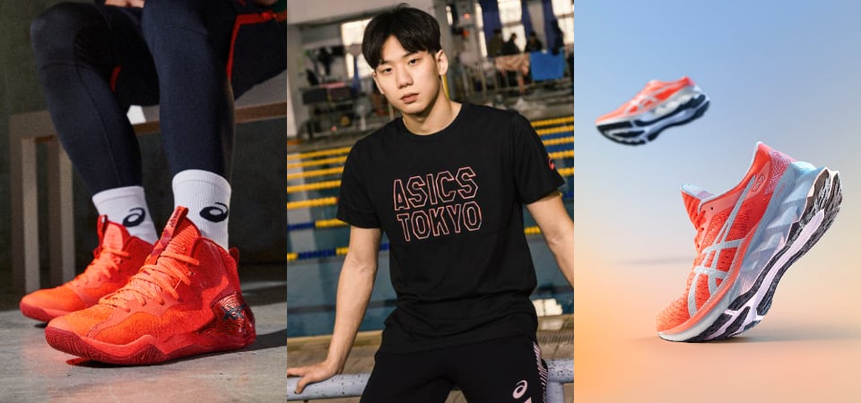高機能 X 潮流配色，ASICS「Sunrise Red」系列登場！運動鞋怎麼挑？來看 5 位體壇新星的小技巧！
