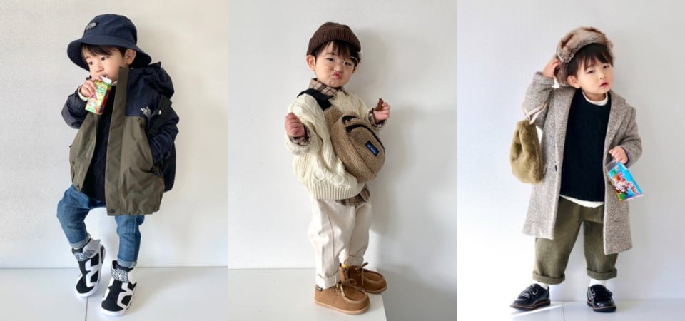 日本媽媽每天更新 2 歲愛子穿搭照，每張都萌到被電暈，新手媽媽不怕「小孩穿搭」沒靈感！