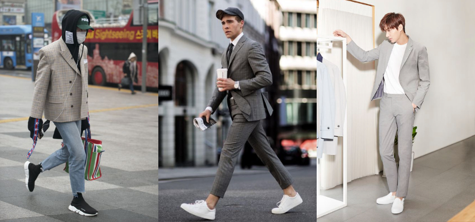 Smart Casual 用「球鞋 X 西裝」就搞定！帆布鞋、小白鞋、球鞋穿出高質感的休閒風格