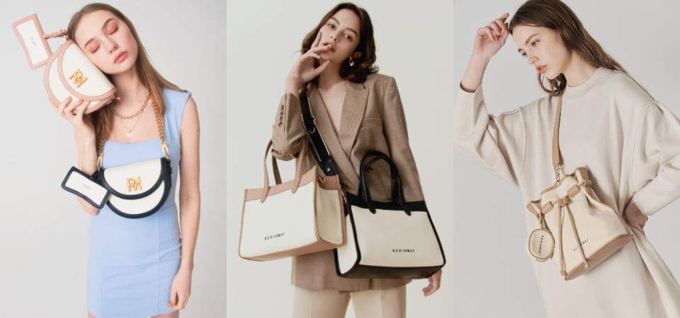 平價又質感的包包品牌「ROBINMAY」麻布系列搭出清新好感，小資女春夏穿搭就這樣配！