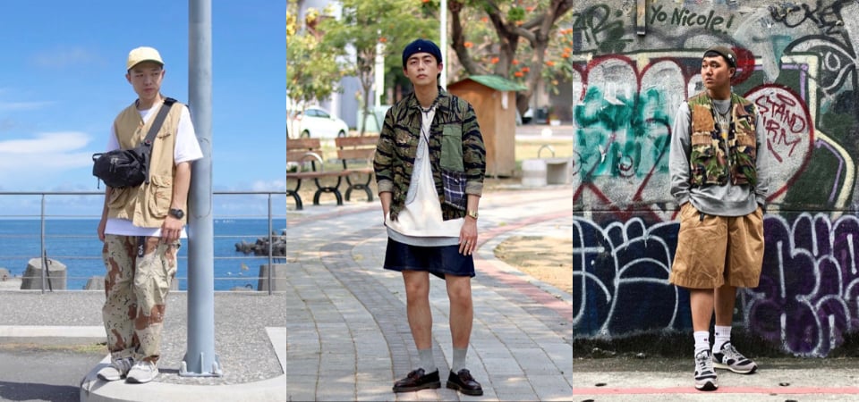 誰說穿迷彩就像要去當兵？最硬派「迷彩單品」穿搭提案，夏天穿搭用迷彩帶你飛！