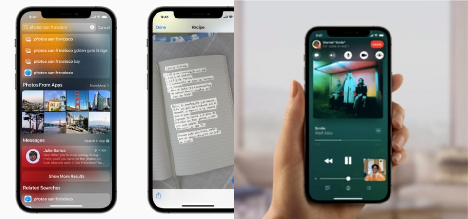 iPhone 果粉必看！全新 iOS 15 三大功能揭秘：Facetime 全新功能解鎖，現在甚至能用「相機」辨識圖像，翻譯外文！