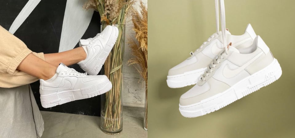 球鞋復古收藏怎麼能少了它！AF1 全新鞋型 Nike Air Force 1 Pixel 美得零死角，還有厚底增高小心機！