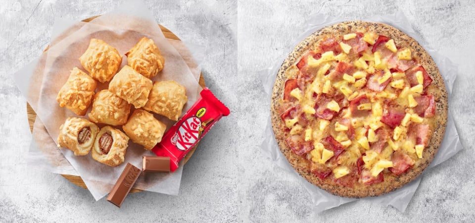 甜食控必看！必勝客聯手 Kitkat 推出鹹甜爆漿「爆爆芝心球」、清爽零負擔的「燕麥奇亞籽餅皮 Pizza」
