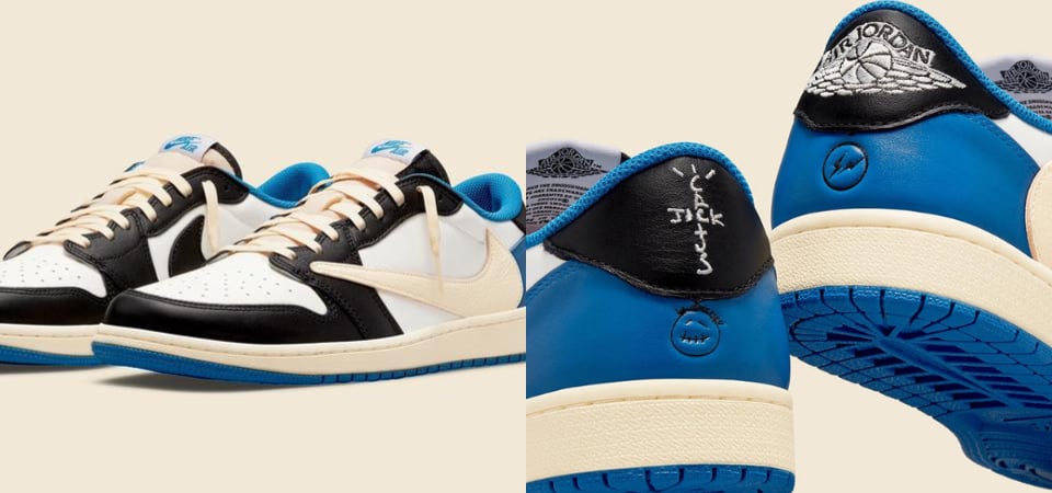 辣個倒勾又來了！Travis Scott x Fragment x Air Jordan 1 低筒版本釋出，這次沒有機器人來亂了吧！