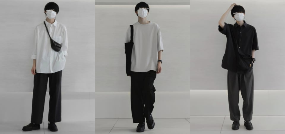 黑白灰信徒這邊請！男生夏天「黑白灰」日系穿搭公式，簡約配色帶出精緻質感！