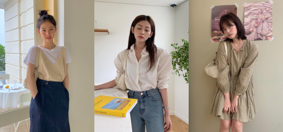 女大生必學的「懶人直覺穿搭」，襯衫、一件式、背心 ⋯ 基本單品搭出新意，早八再也不遲到！