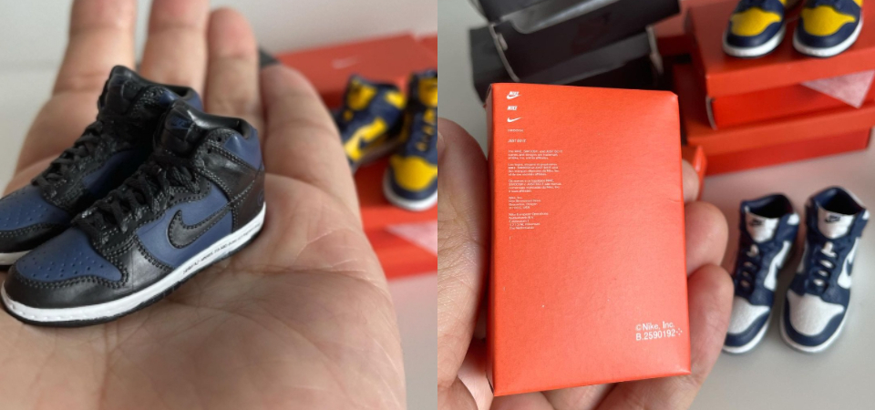 藤原浩分享 Nike Dunk High 系列「迷你扭蛋」，完美重現經典配色，超精緻鞋盒鞋頭們擋不住了！