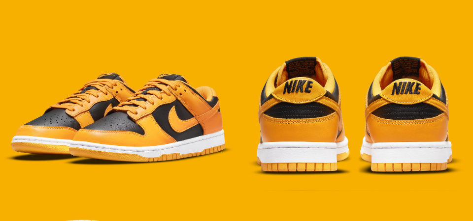 Nike Dunk Low 再推「Be True To Your School 系列」人氣配色 Goldenrod，黑黃搭配超吸睛！