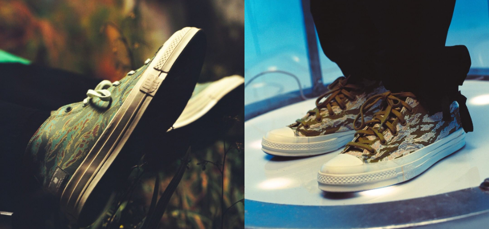 Converse 聯手 UNDEFEATED 推出「虎紋迷彩」系列，中筒外型細節設計別出心裁！