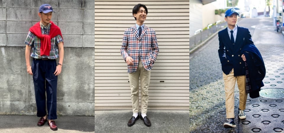 男生初秋穿上「學院風穿搭」彷彿置身國外校園，樂福鞋、卡其褲都是標配，貴氣文青感馬上 get