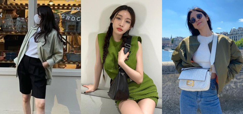 宋慧喬、李聖經都這樣穿！韓國女明星「綠色單品」搭配術，帶出夏日輕盈氛圍感！