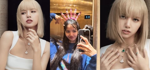 BLACK PINK LISA 26 歲了！喜獲 BVLGARI 寶格麗珍珠母貝項鍊、展現高雅氣質