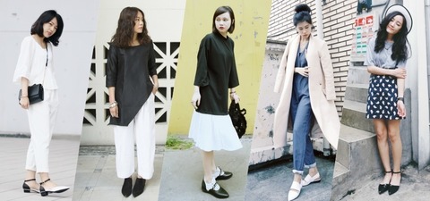 寬腳女孩也能穿「尖頭鞋」，名模美腿線條這樣搭