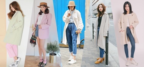 天啊！這種天氣要怎麼穿？韓妞教你用一件「春大衣」美美度過這春天！