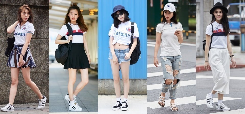一件白色 POLO 衫就能打造出夏日優雅運動風的休閒LOOK！