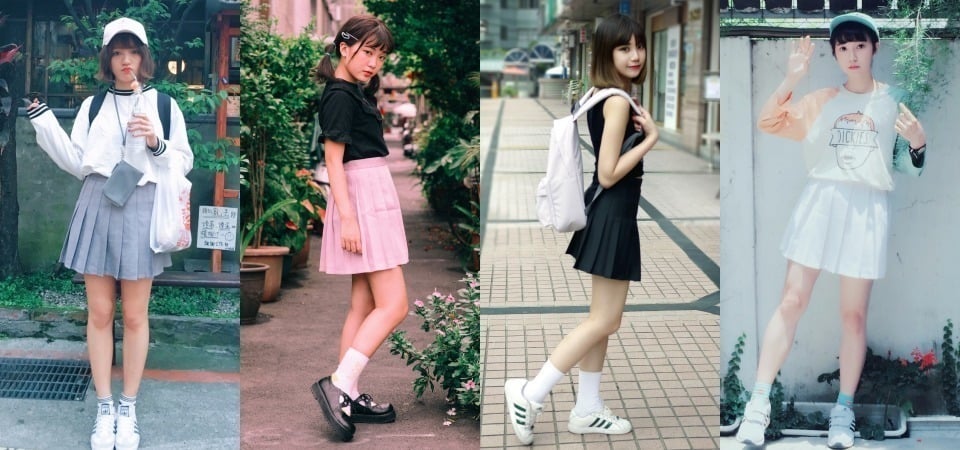 不運動也能穿出Sporty Girl 的休閒風格！一件「網球裙」就能搞定！