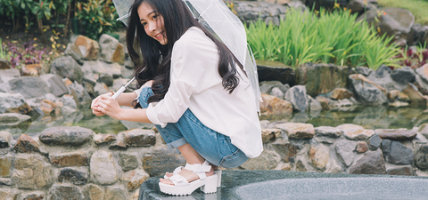 超甜美女孩網路模特兒『Qube 莊于萱』夏日穿搭、防曬技巧不藏私