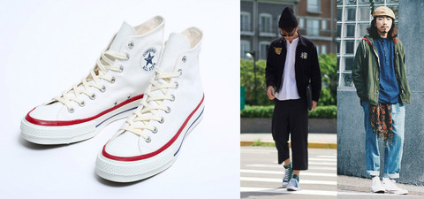 Converse 歡慶100周年推出50年代最早復刻款，來重溫一下最經典不敗的帆布鞋穿搭！