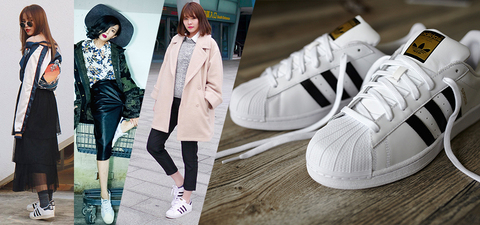 最受女孩歡迎的百搭休閒鞋款 adidas Superstar 達人示範證明百變風格都可駕馭！