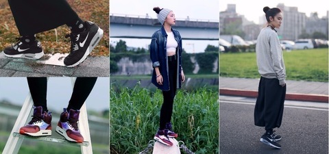 穿 Nike Air Max 1 的女孩都忍不住想多看幾眼！好的球鞋就是要好穿也好搭
