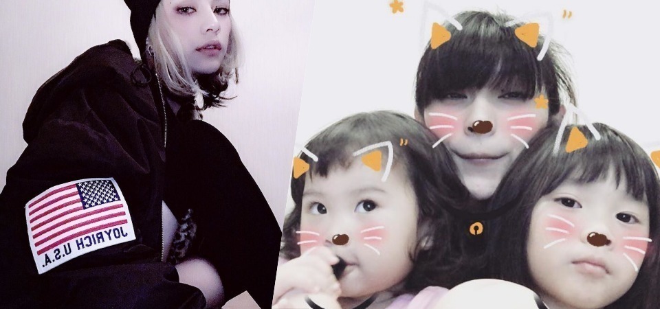 暗黑系女孩Vivi Chiang竟然是媽媽了！和超可愛女兒們的寫實生活，溫暖又有趣！