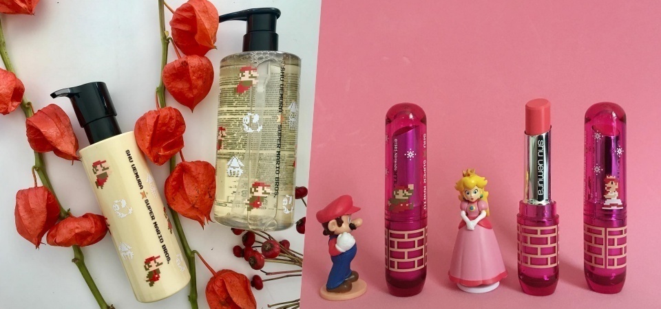 滿滿的童年回憶!! 2017聖誕彩妝「植村秀Ｘ超級瑪莉歐」限量聯名，超乎預期的可愛！11/1 正式上市