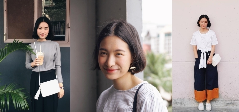短髮清新「 奶茶系女孩 」Phen，喜歡單色穿搭的你一定要知道！教你輕鬆穿出氣質與優雅