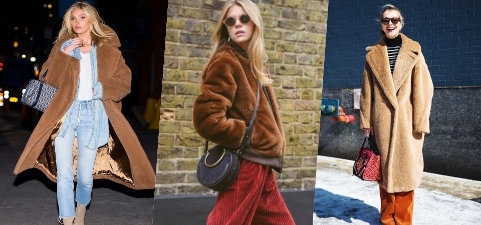 如何駕馭才不失誤？今年超夯的 "Teddy bear coat" 搭配這 3 種褲款立即展現獨特風格