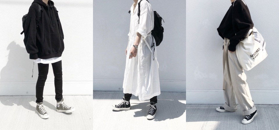 誰說黑 & 白是無聊人的穿搭？看日本女孩如何用「黑白單品」搭出每日變化