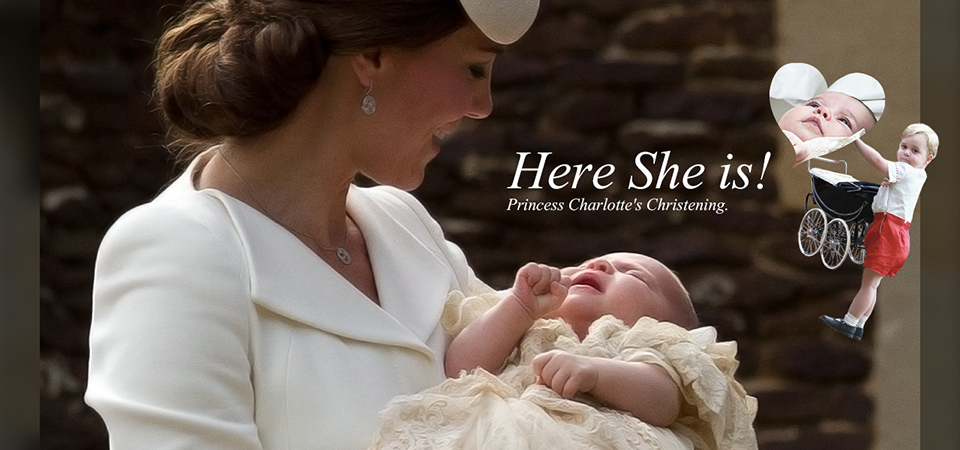 英皇室夏綠蒂小公主受洗 二寶亮相兄妹萌翻啦！