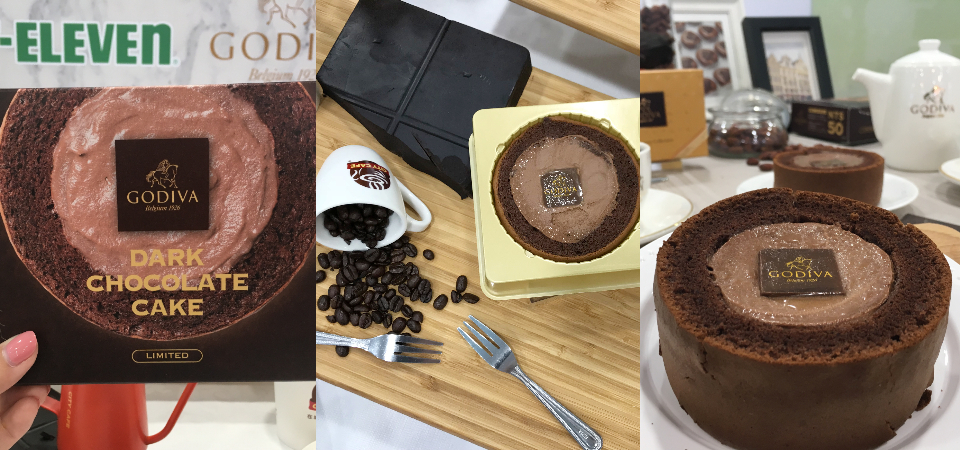 Dappei 編輯實測！7-ELEVEN x GODIVA 聯名「黑巧克力慕斯蛋糕」究竟配飲品什麼最搭？