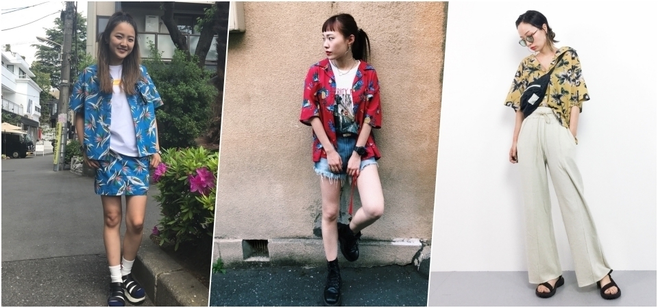 印花襯衫其實不難駕馭！日系女孩必搭的 3 款單品，展現濃濃夏日風情！