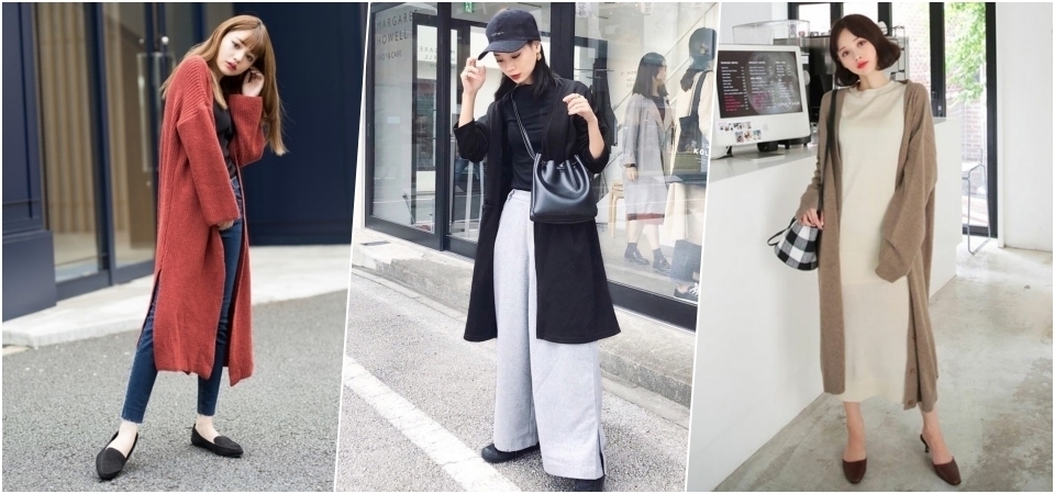 秋冬想營造保暖與造型兼具的風格？一件長罩衫搞定時髦女孩的街頭 Look！