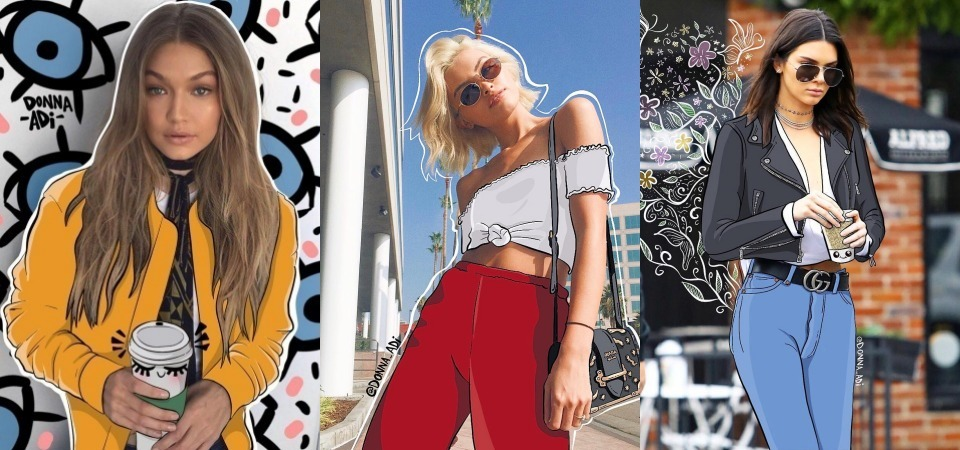 連 Gigi Hadid 也是粉絲！這個 IG 帳號可以增進穿搭功力，改版後的插圖實在太可愛了！