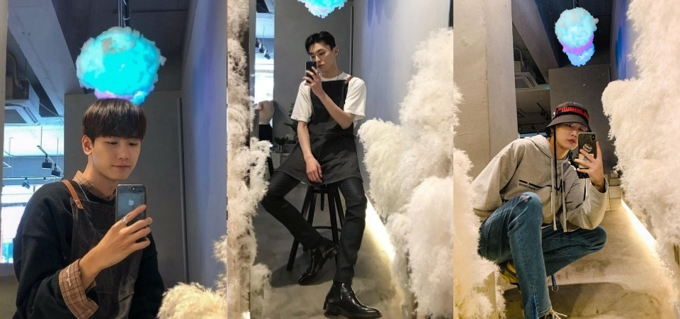 待在這間咖啡廳喝黑咖啡也會覺得是甜的！YG 旗下男模特兒在 cafe el cielo 當店員
