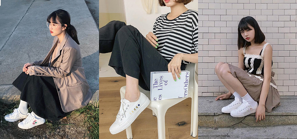 現代繡花鞋！韓國品牌 stilat 一針一線的心意，為小白鞋妝點溫暖與清新！