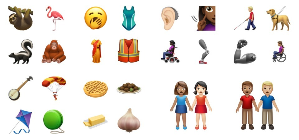 歡慶世界表情符號日！APPLE、GOOGLE 公開全新系列表情符號，多元化的表情符號將於秋季上線！