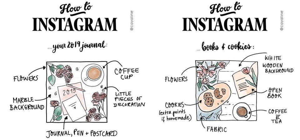 原來這樣就能拍出 IG 美照！紐約插畫師用「插畫」教你如何拍出過目難忘的質感美照！