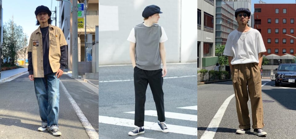 外出造型度再升級！用強勢回歸「報童帽」搭配 3 種日系型男魅力 LOOK！