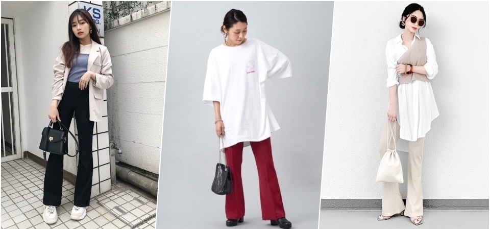 再也不擔心褲子顯腿短！小個子女孩也能駕馭的「小喇叭褲」輕鬆打造逆天大長腿