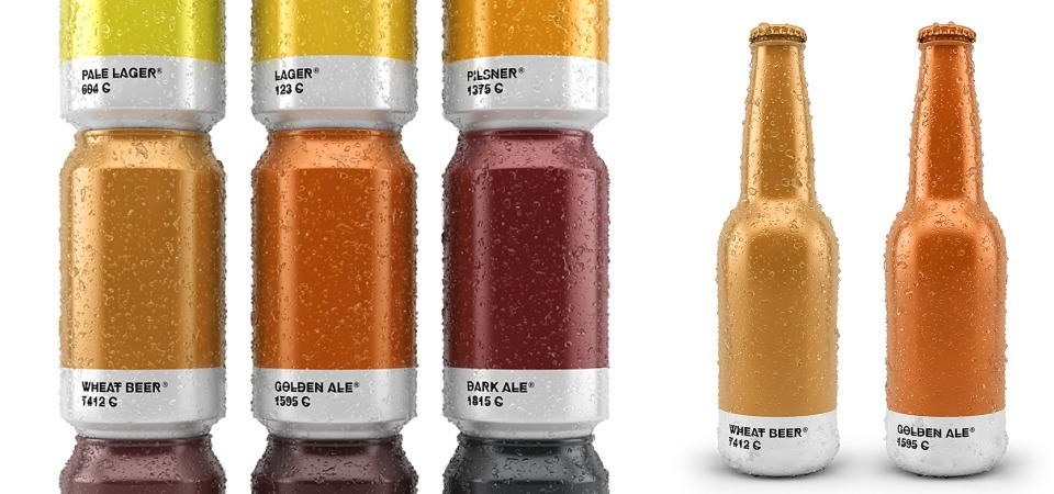 用眼睛喝啤酒吧！「Pantone」色票啤酒，讓喝啤酒也變成一件時髦的事！