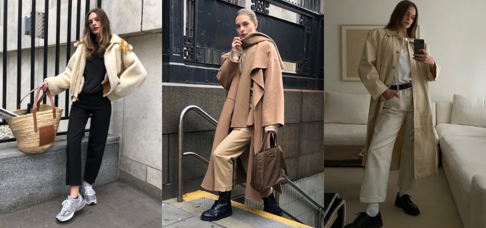 大地色穿搭經典不敗！和紐約女孩 Christie Tyler 學習極簡摩登風，OOTD 再也不怕沒靈感！