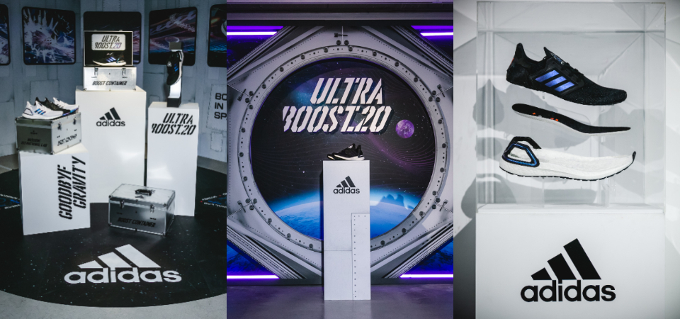超越重力！adidas ULTRABOOST 20 帶著首發太空配色登場，藍紫炫光配色散發濃烈科技感！