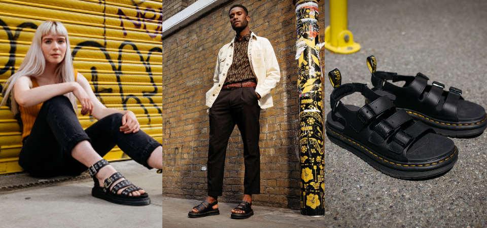 夏天也不能放棄 Dr. Martens！最適合炎熱天氣的涼拖鞋報到，全新鞋底 Lorsan 率性登場，踩上這雙就贏了！