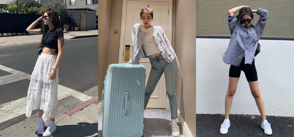 嬌小身形也能穿出好比例！Blackpink「Jennie」靠 3 大原則和平價球鞋視覺長高！