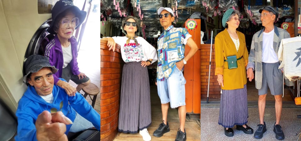 活到老時髦到老！「萬秀的洗衣店」年過 80 歲的萬吉和秀娥用舊衣搭出新造型，一起學習古著混搭！